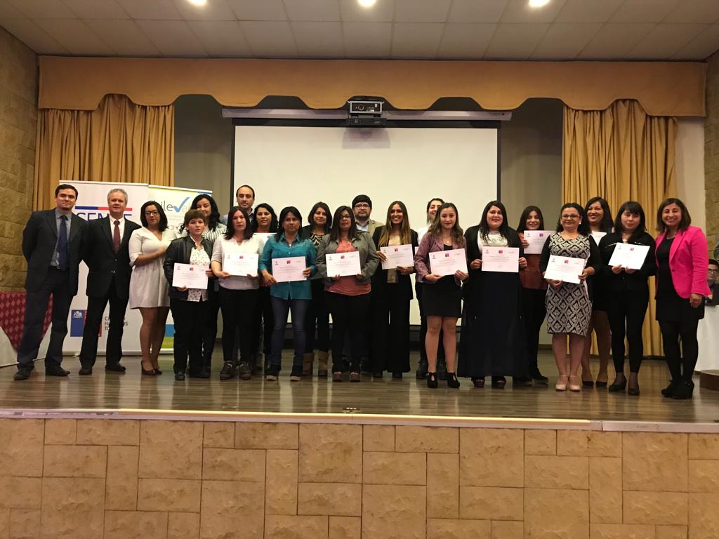 Emotiva ceremonia de Certificación de Competencias Laborales en Rancagua