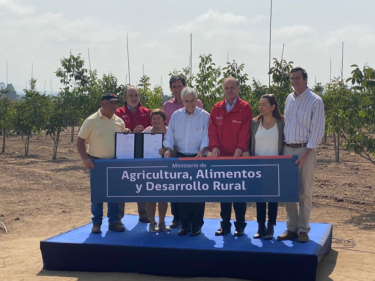 Presidente Piñera firma proyecto que crea el nuevo Ministerio de Agricultura, Alimentos y Desarrollo Rural