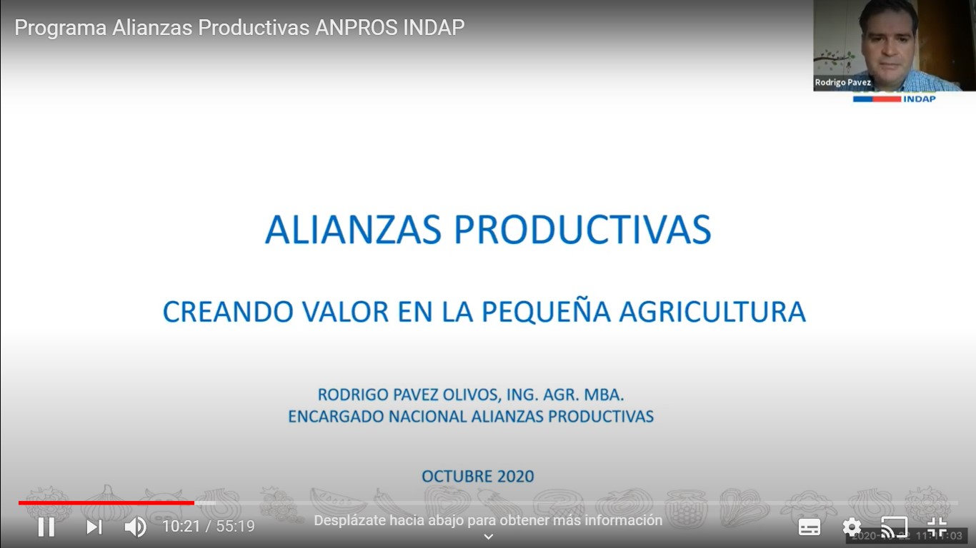 INDAP PRESENTÓ ACUERDO DE ALIANZAS PRODUCTIVAS CON LA INDUSTRIA SEMILLERA