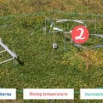 Para predecir cómo los cultivos afrontan el cambio climático, los experimentos simulan el futuro