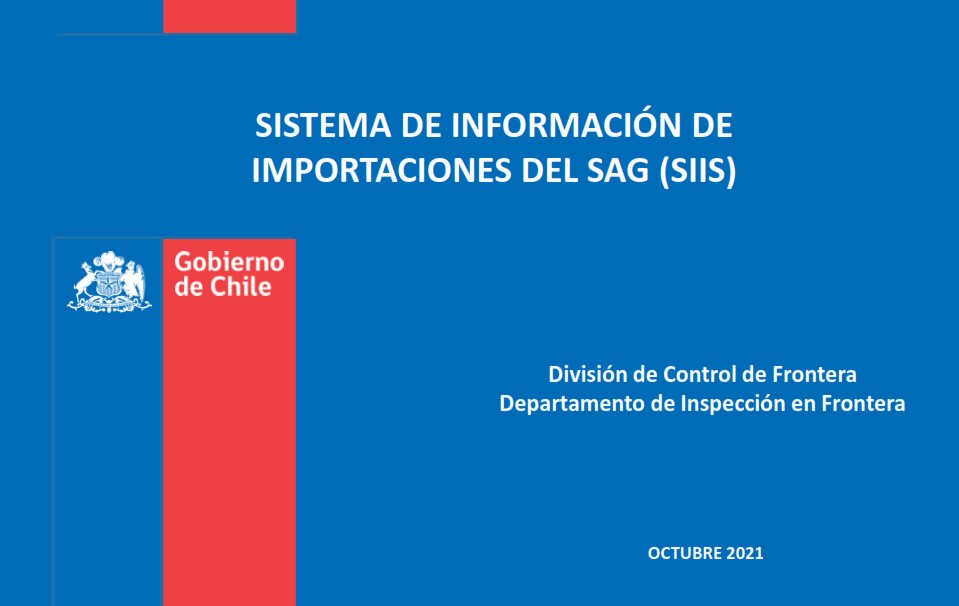 Capacitación SISTEMA DE INFORMACIÓN DE  IMPORTACIONES DEL SAG (SIIS)