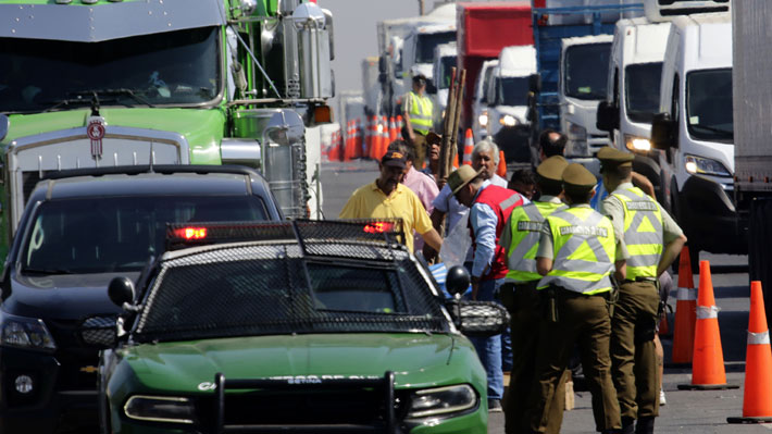 Casi 140 camiones en berma y pistas rápidas habilitadas: Cómo están las rutas 5 Sur y 68 tras el acuerdo parcial