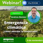 Webinar Emergencia climática ¿Cómo enfrentar la temporada?